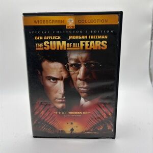 The Sum of All Fears DVD - Widescreen Collection
